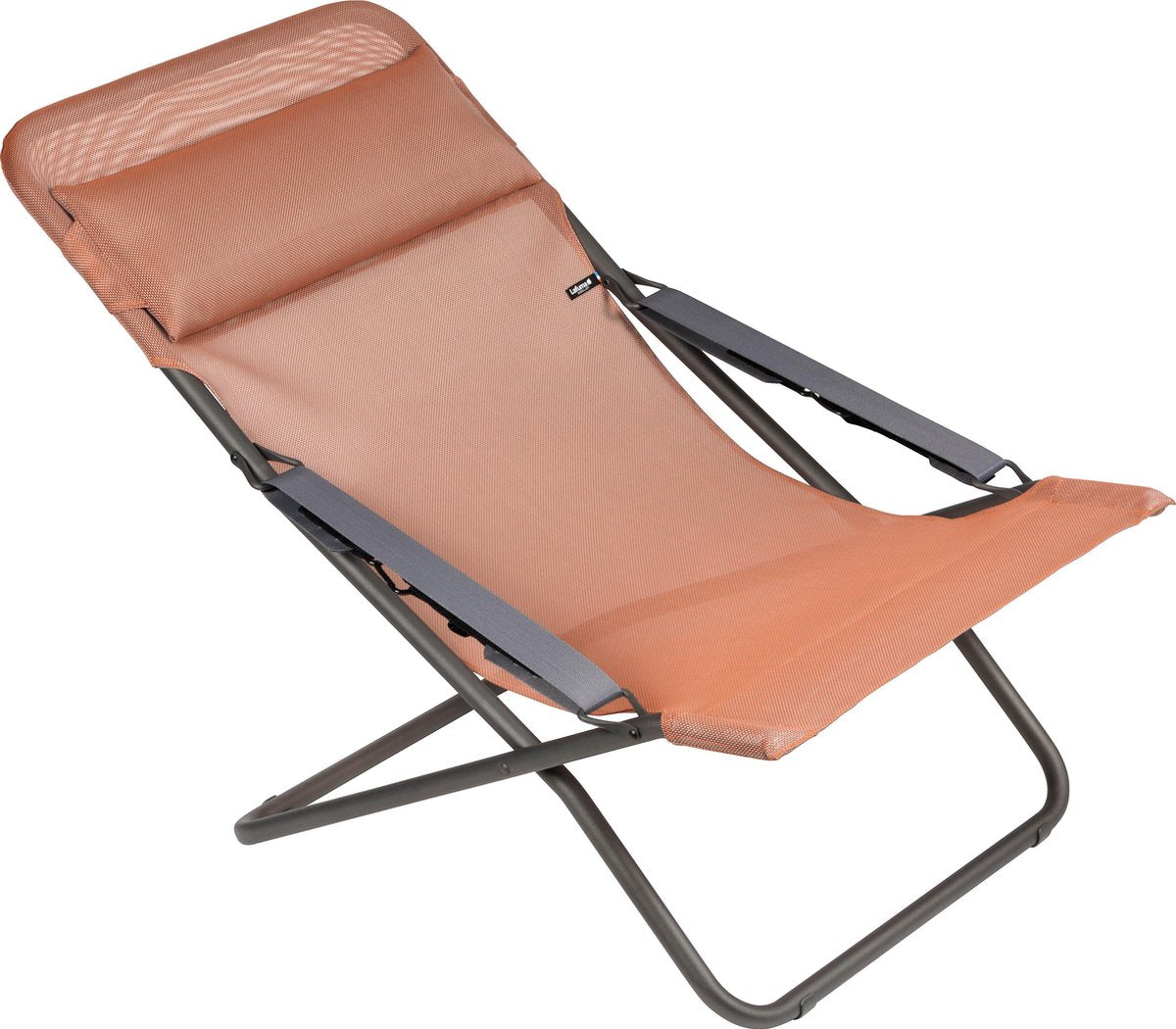 Lafuma TRANSABED Batyline® Iso Loungestoel - Inklapbaar - Verstelbaar - Terracotta