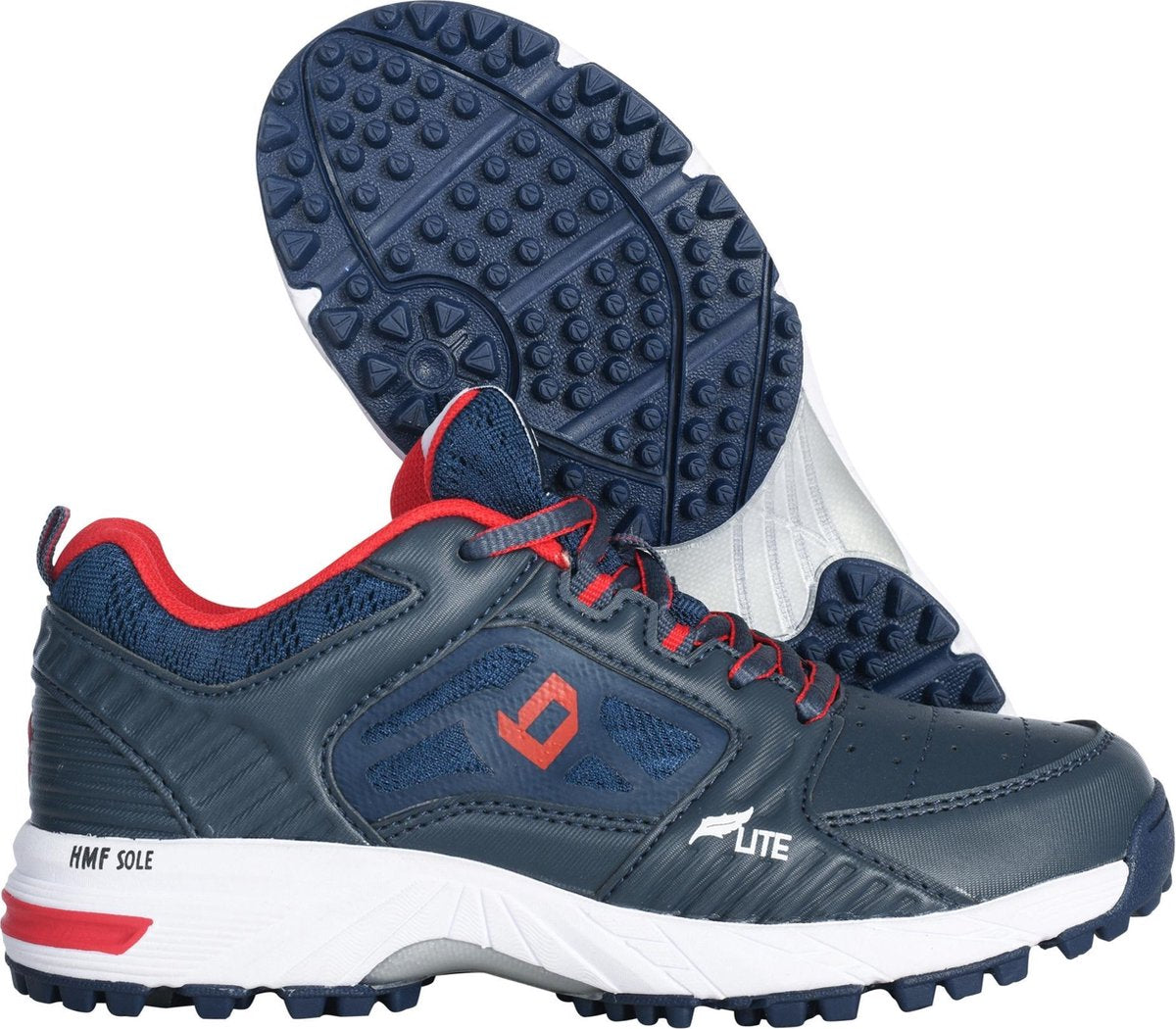 Brabo Tribute Unisex Hockeyschoenen - Navy/Red - Maat 39