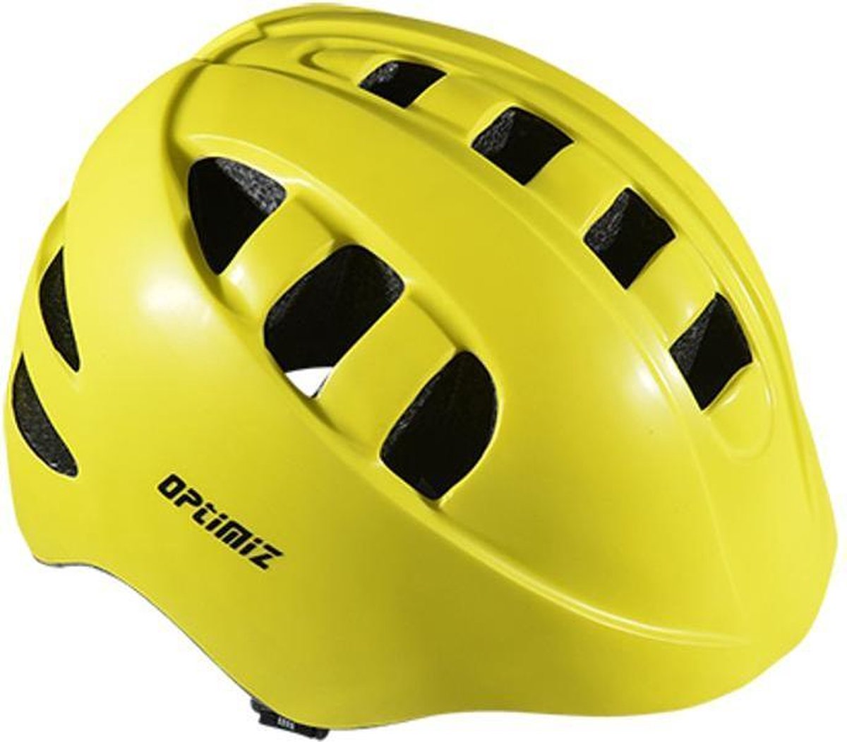 kinderhelm Optimiz - Fietshelm voor kinderen - Kinderfietshelm - Geel - Small 52-56cm - slechts 210gram