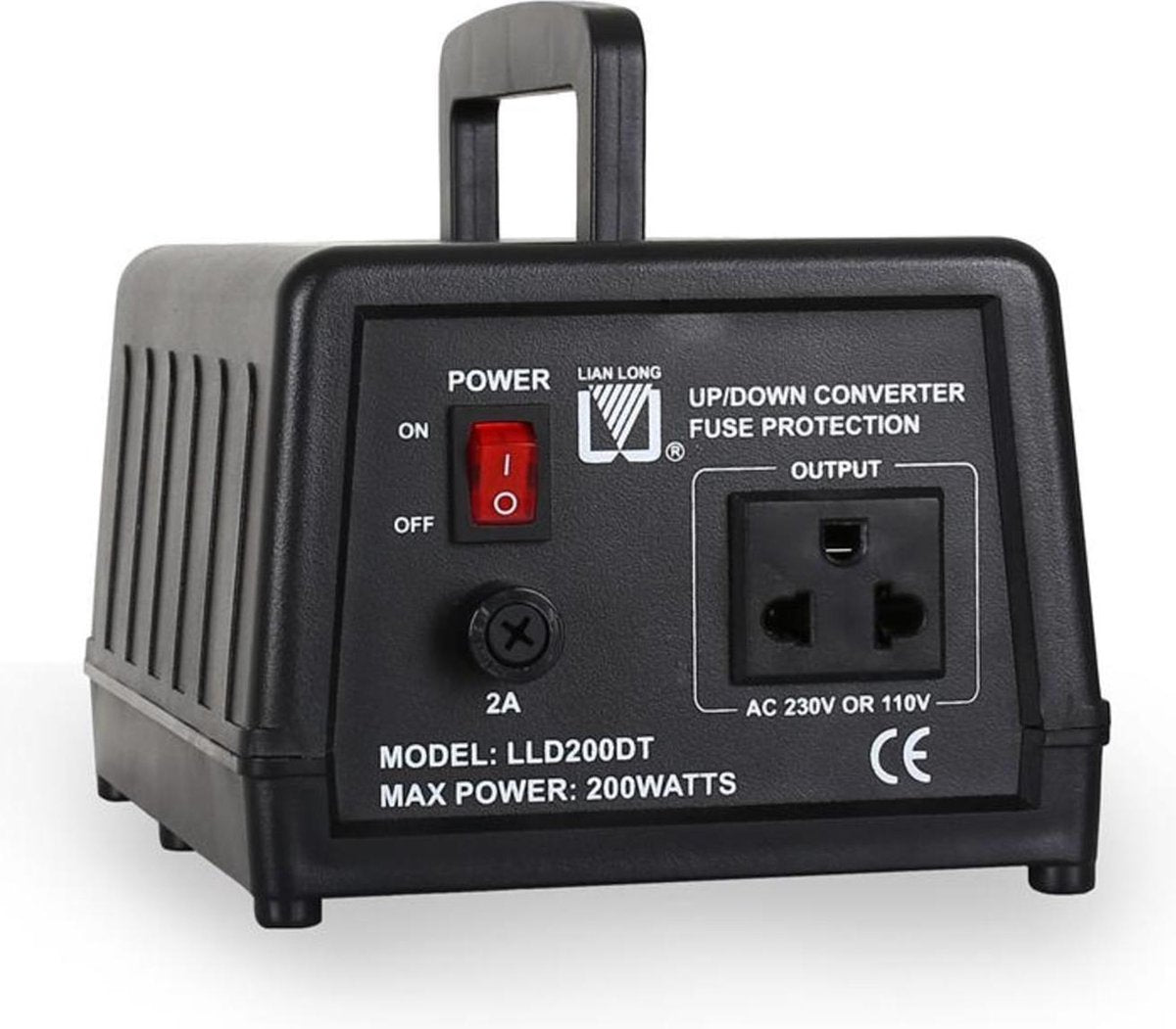 Skytronic Spanningsomvormer - 230 > 110 volt - 200VA