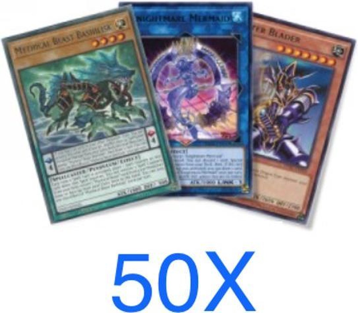 50X Yu-Gi-Oh random kaarten  met gegarandeerd 1 Secret Rare Card! | manga en anime kaarten van yu gi oh | verschillende kaarten | trading cards