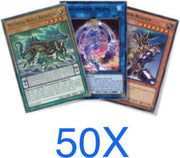 50X Yu-Gi-Oh random kaarten  met gegarandeerd 1 Secret Rare Card! | manga en anime kaarten van yu gi oh | verschillende kaarten | trading cards