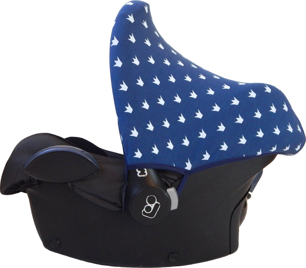 Wallabiezzz - Maxi Cosi Autostoel Zonnekap - Kroontjes