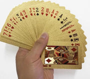 Luxe Gouden Speelkaarten - Poker Kaarten - Set Kaartspel - Plastic Playing Cards - Geplastificeerd