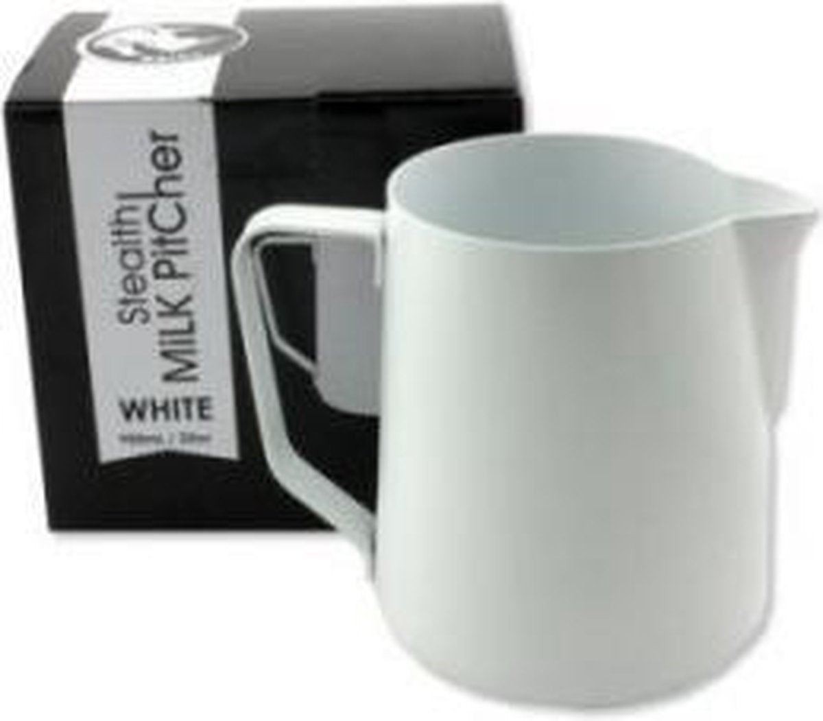Rhinowares Stealth Milk pitcher Melkkan melkopschuimkan 600ml - Wit
