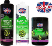 Ronney Keratine Haarverzorging Set - Keratine Shampoo- Keratine Conditioner - Keratine Haarmasker