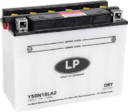 Landport Dry Motor & Scooter accu Y50N18LA2 | 12V / 20AH / 260CCA |