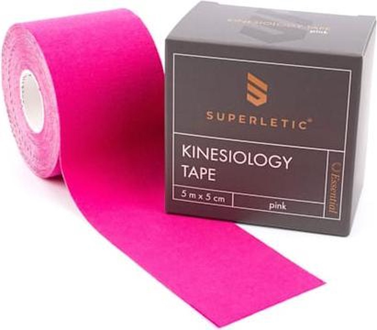 CAPITAL SPORTS Elek Kinesiotape - Sport tape rollen 5 m x 5 cm - katoen en acryl lijmlaag - waterproof - latexvrij
