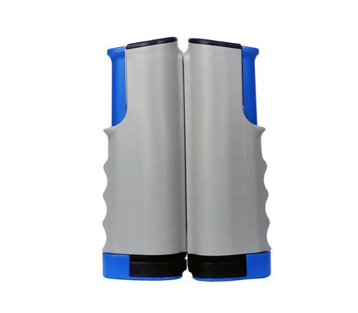 WiseGoods - Uitschuifbaar Tafeltennis Net - Draagbaar Pingpong Net - Oprolbaar - Pingpong Netje - Vakantie - 190CM - Grijs/Blauw