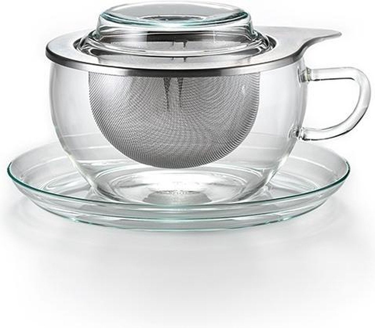 Theekop Swantje met RVS filter Trendglas Jena - 300 ml