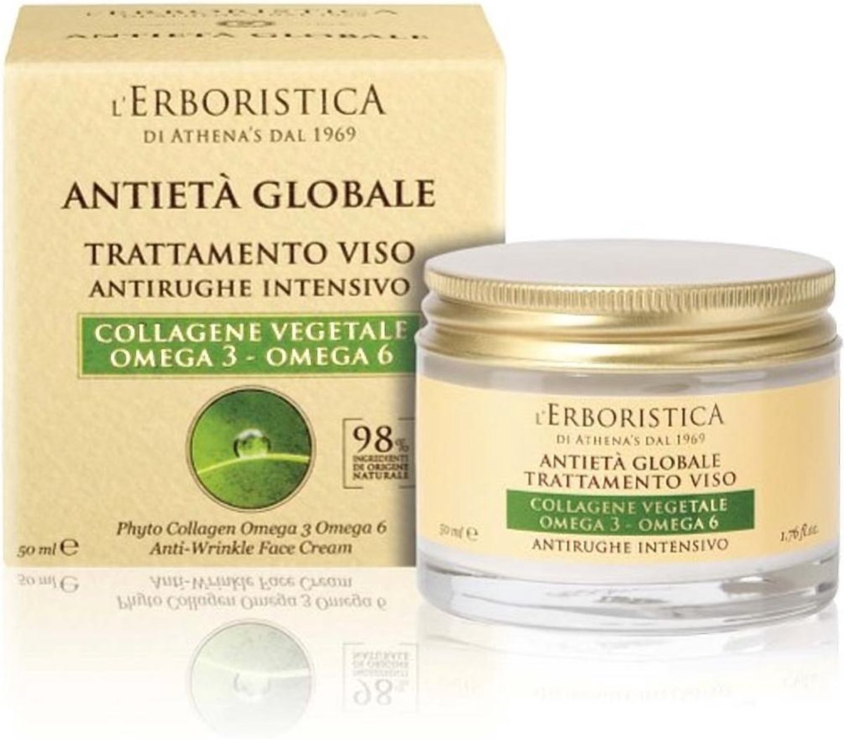 Plantaardige Collageen gezichtscreme (50 ml) - Vegan.