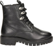 JJ Footwear Clipped dames veterboot - Zwart - Maat 38
