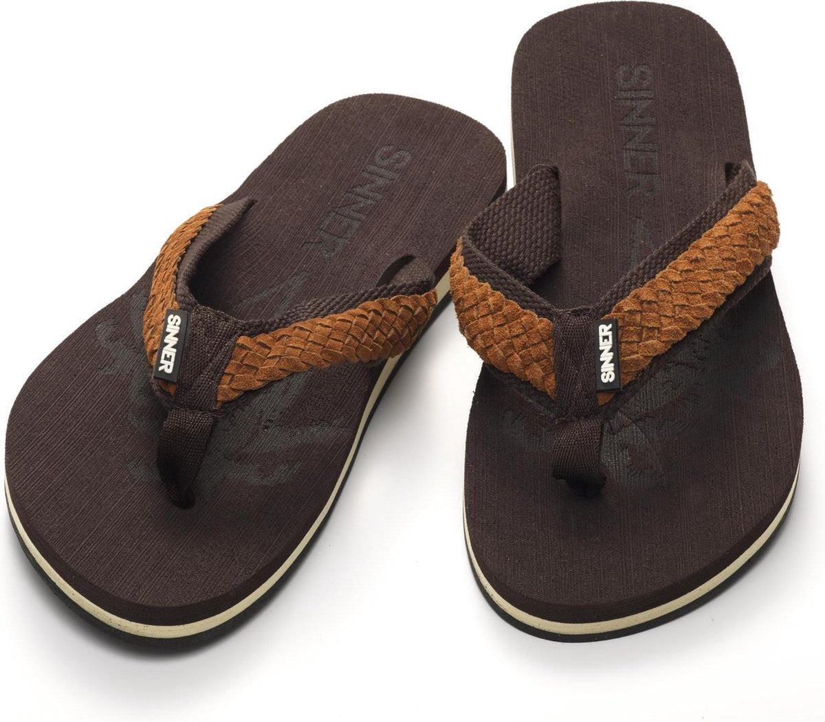 Sinner Braided - Slippers - Heren - Maat 43 - Bruin