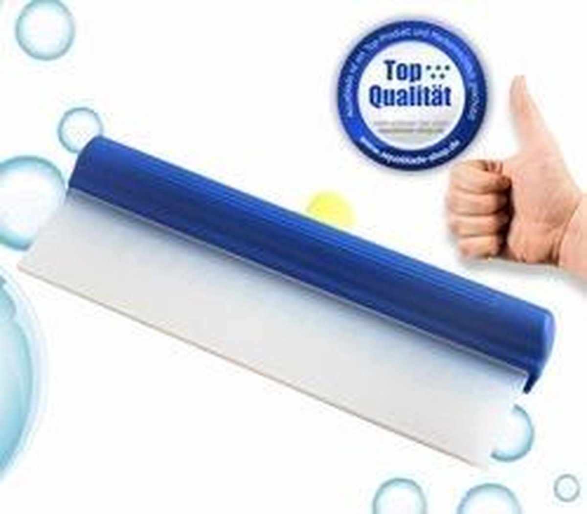 AquaBlade - Silicone wisser met de 300cm telescoop steel.