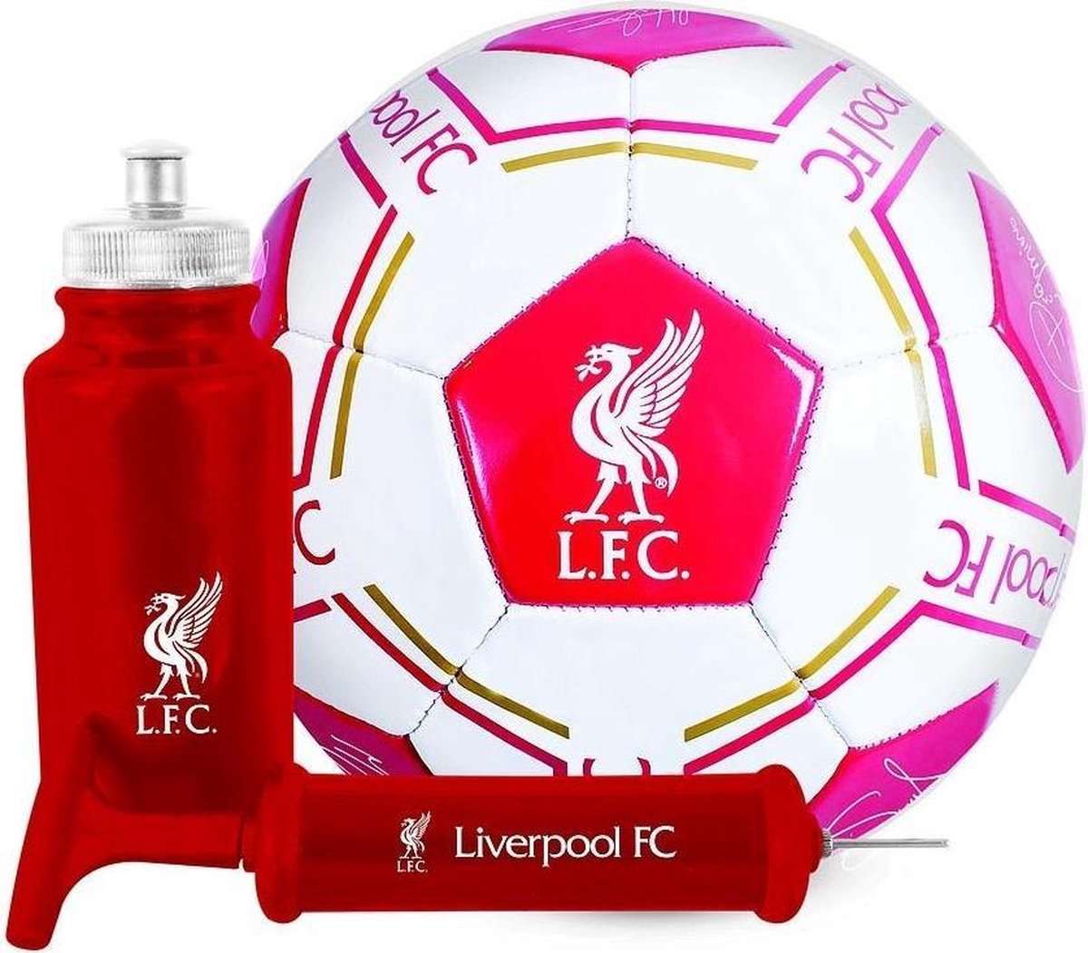 Reydon Cadeau-set Liverpool Wit/roze/rood 3-delig