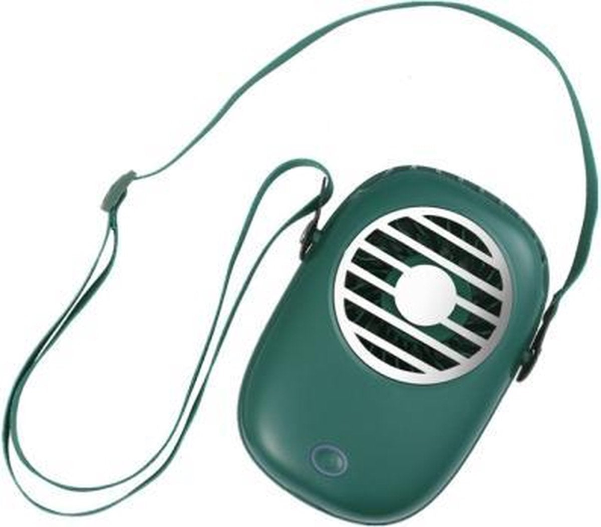 WX616 Mini Hangende Nekventilator USB Student Office Handheld Ventilator (Groen)
