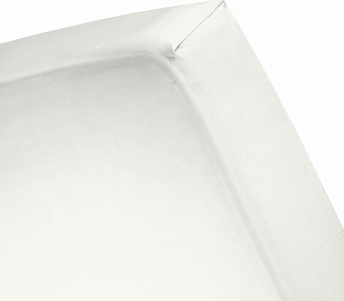 Damai - Hoeslaken (tot 15 cm) - Katoen - 60 x 120 cm - Ivory