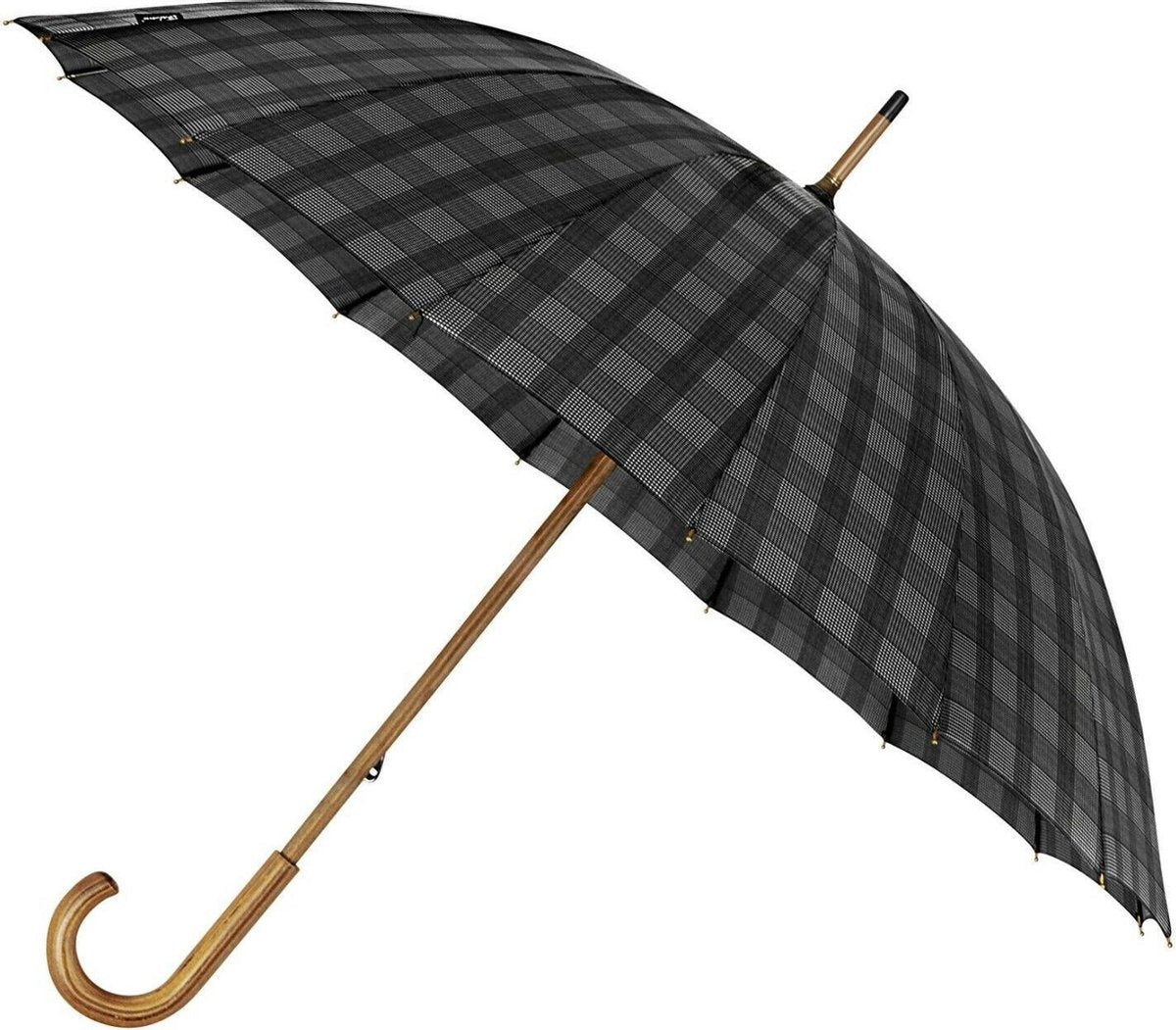 Falcone Paraplu 89 X 105 Cm Polyester/fiberglass Zwart/oranje/grijs