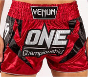 Venum x ONE FC Muay Thai Kickboks Broekje Rood Maat Venum Kickboks Muay Thai Shorts: M - Jeans maat 30