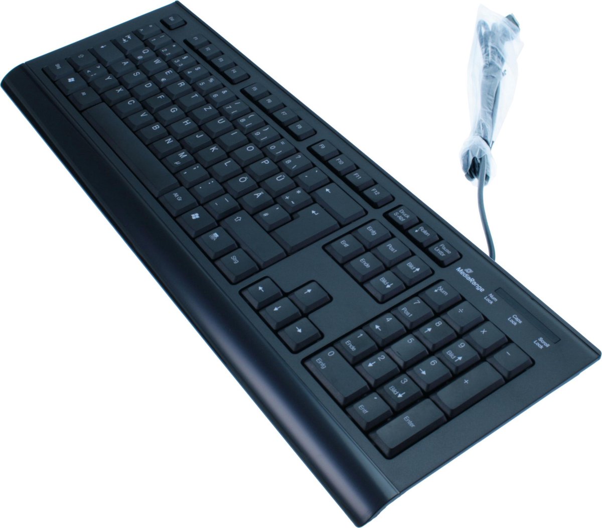 MediaRange MROS101 USB QWERTZ Duits Zwart toetsenbord
