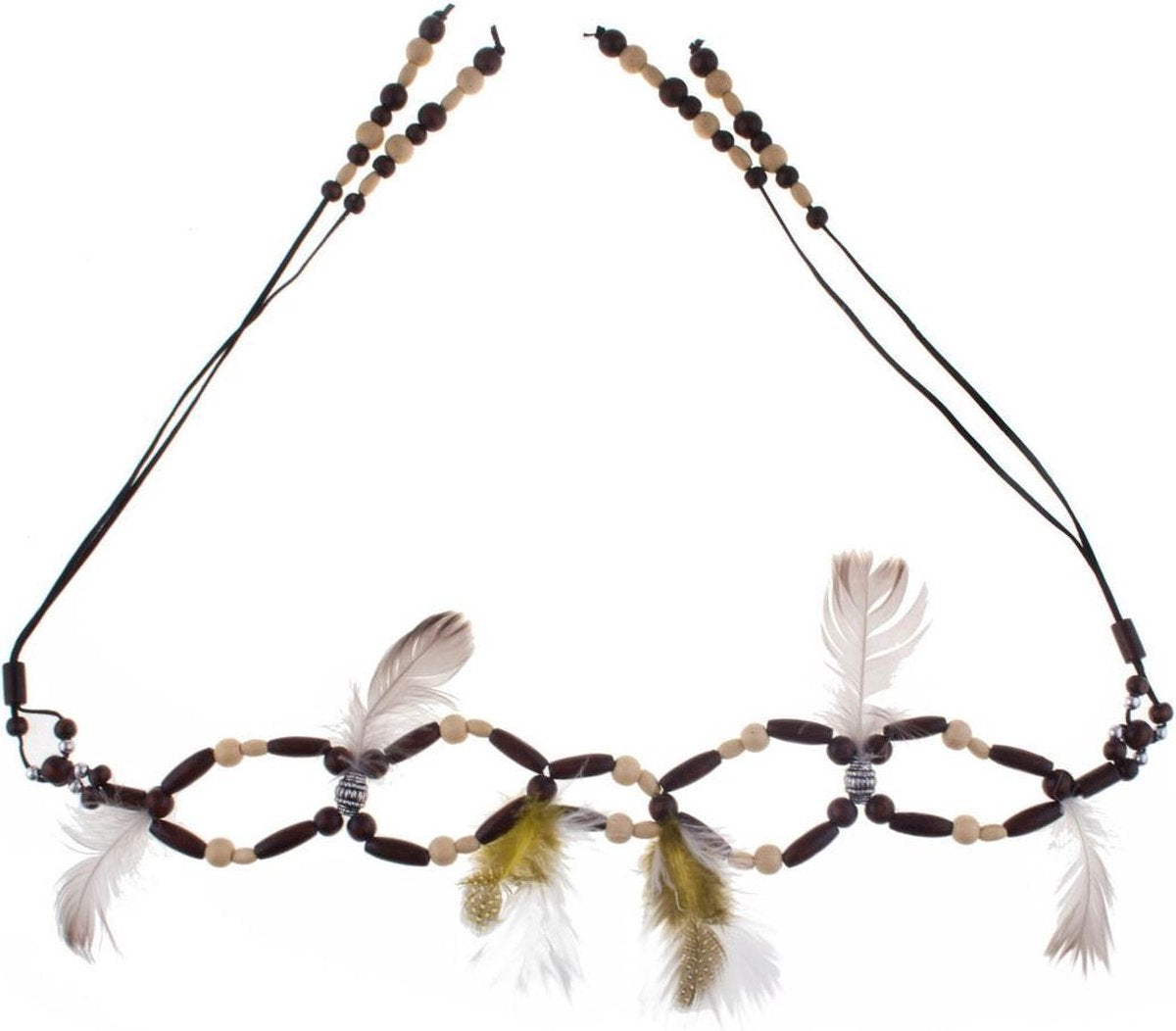 ESPA - Bruine indiaanse riem voor volwassenen - Accessoires > Stropdassen