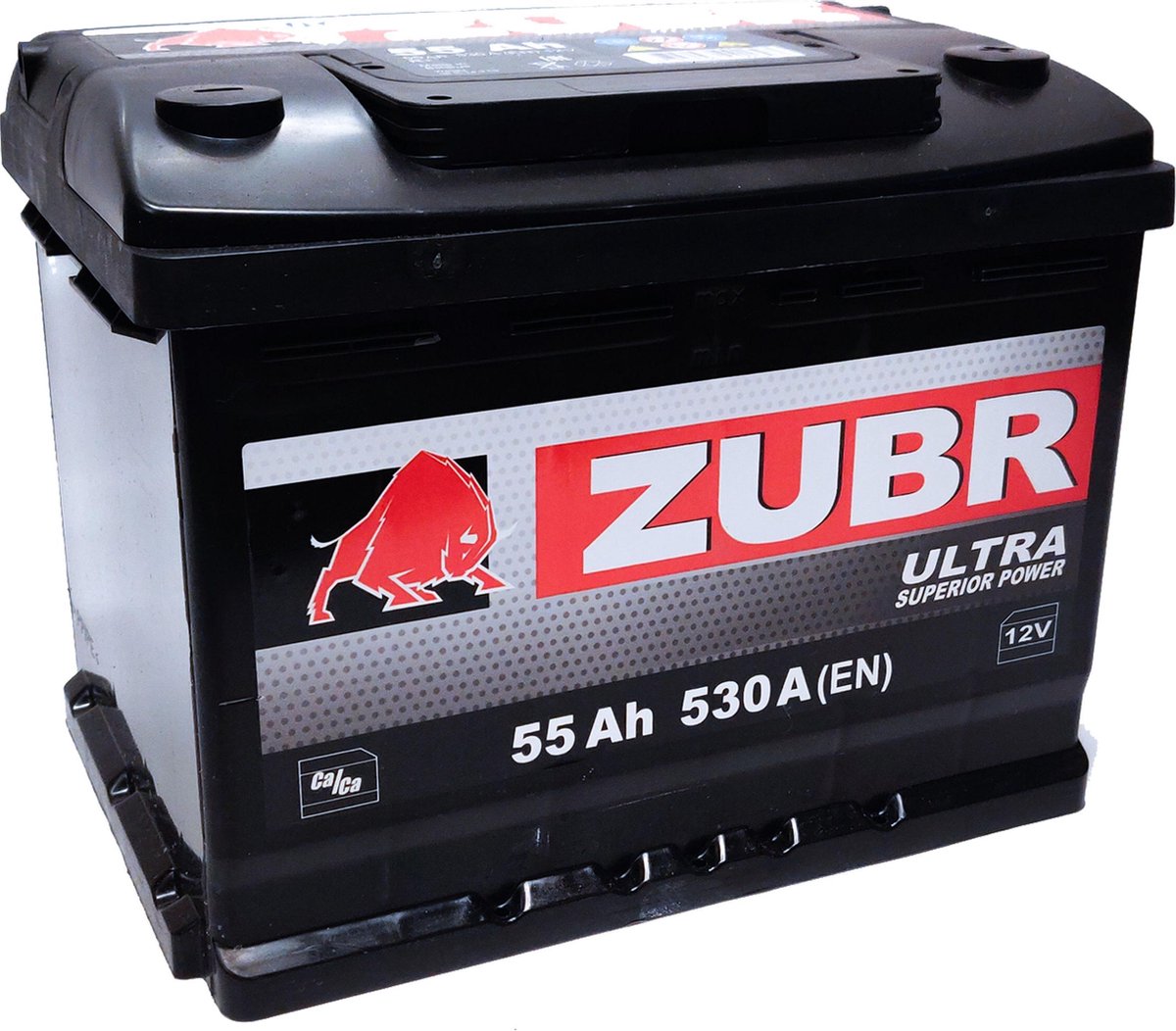 ZUBR Ultra 55Ah 530A 12V R+ - Accu - Loodaccu Startaccu Autobatterij Batterie de Voiture Car Battery Akku