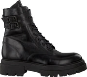 Notre-V 01-310 Veterboots - Laarzen Met Veters - Dames - Zwart - Maat 40