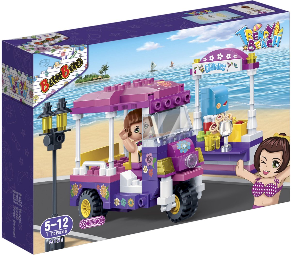 BanBao Trendy Beach Strand Tuk Tuk - 6131