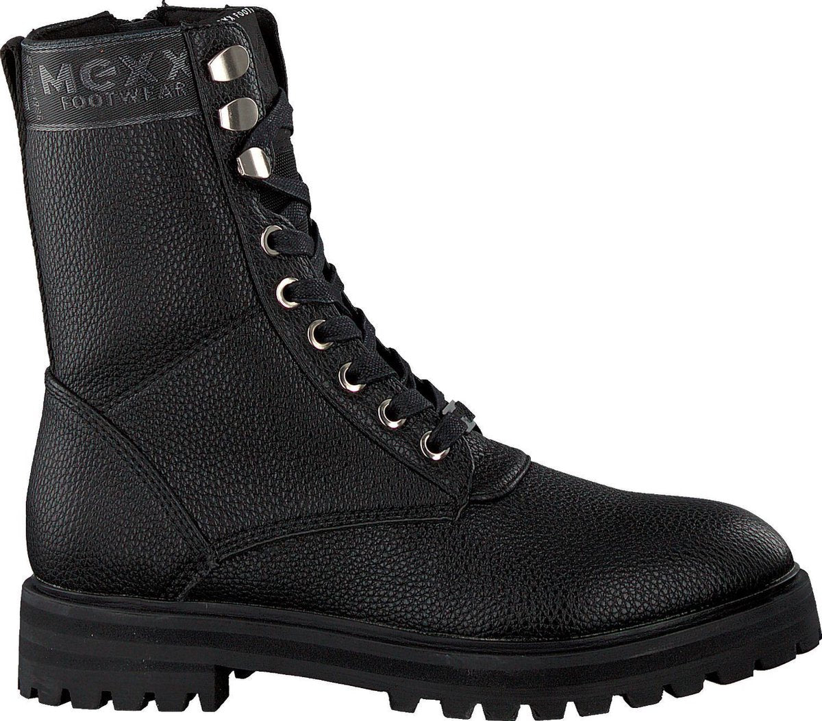 Mexx Dagna Veterboots - Laarzen Met Veters - Dames - Zwart - Maat 36
