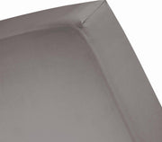 Damai - Hoeslaken (tot 15 cm) - Katoen - 60 x 120 cm - Walnut