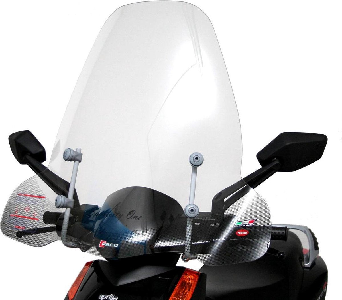 Windscherm Faco Aprilia Sportcity One 50-125cc inclusief bevestigingsmaterialen