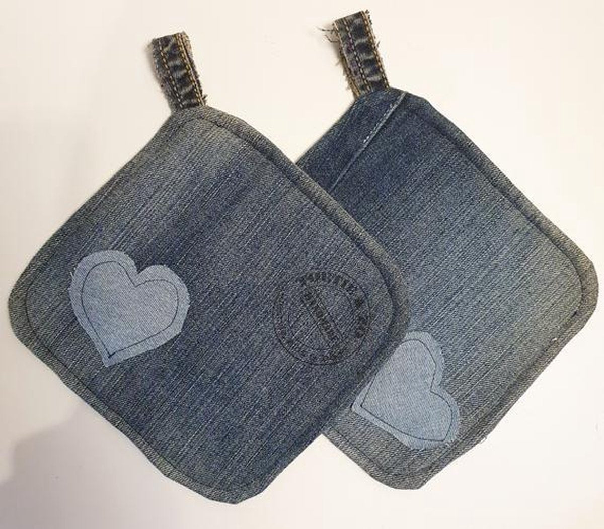 Toetie & Zo Handgemaakte Pannenlappen Jeans