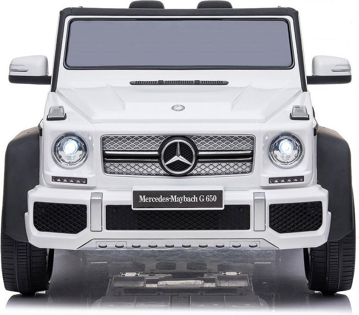 Mercedes Maybach G650 - Elektrische kinderauto - Met accu - Bluetooth en Afstandbediening - Met verlichting - Wit