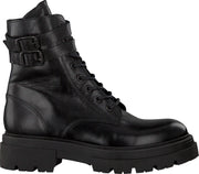 Notre-V 01-310 Veterboots - Laarzen Met Veters - Dames - Zwart - Maat 41