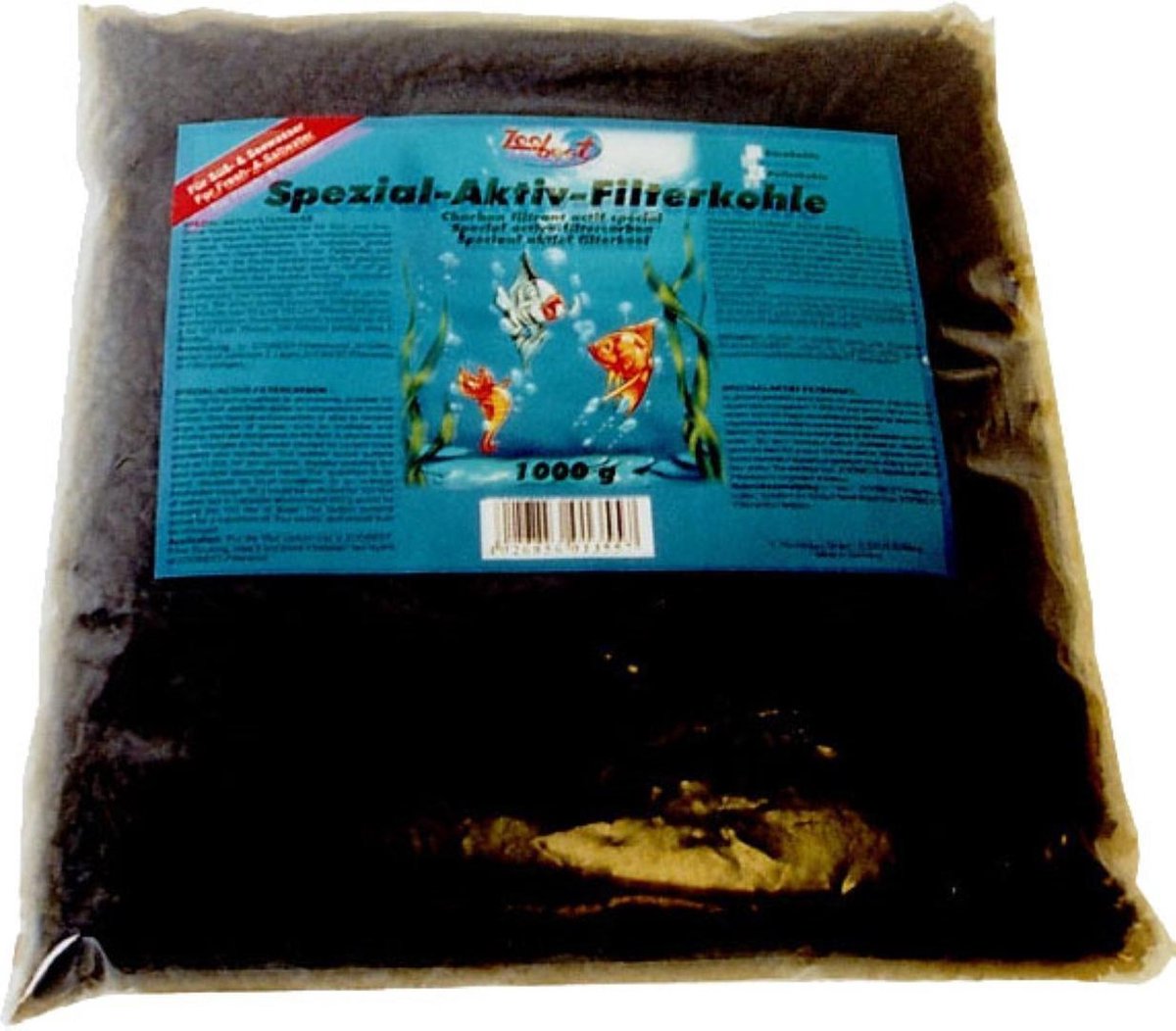 Zoobest aktiefkool (pellet) 1000 gram