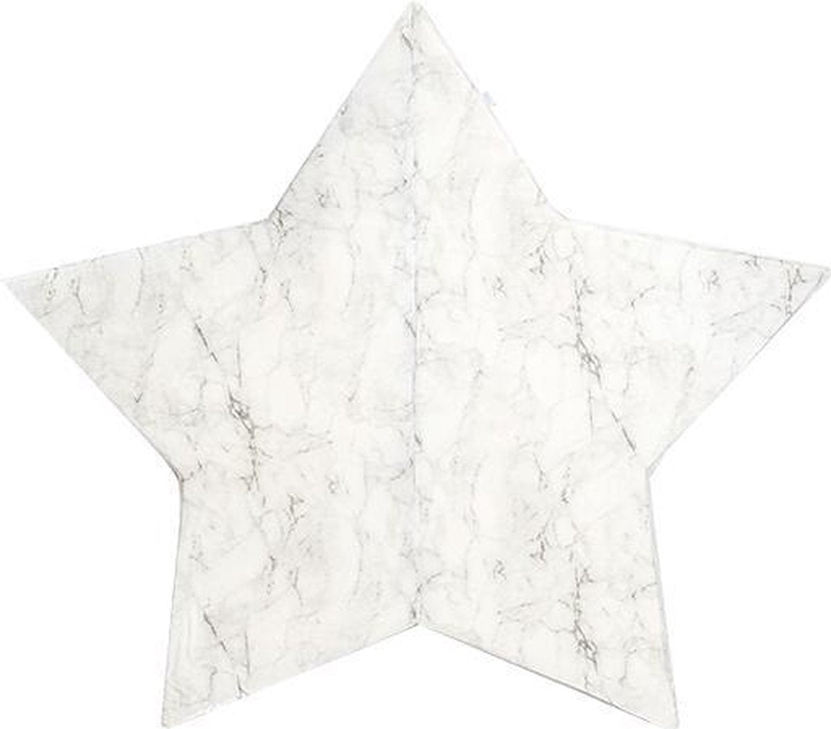Misioo Speelmat - Ster - Wit Marmer - Speelmat baby - Speelmat foam - Luxe speelmat - speelmat peuter