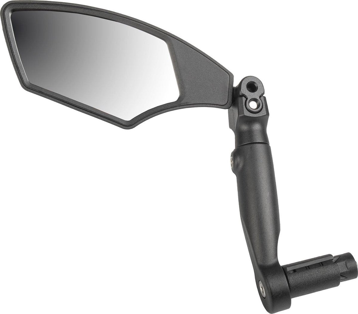 M-wave Fietsspiegel Barend Glas/fiberglass Zwart/zilver