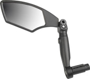 M-wave Fietsspiegel Barend Glas/fiberglass Zwart/zilver