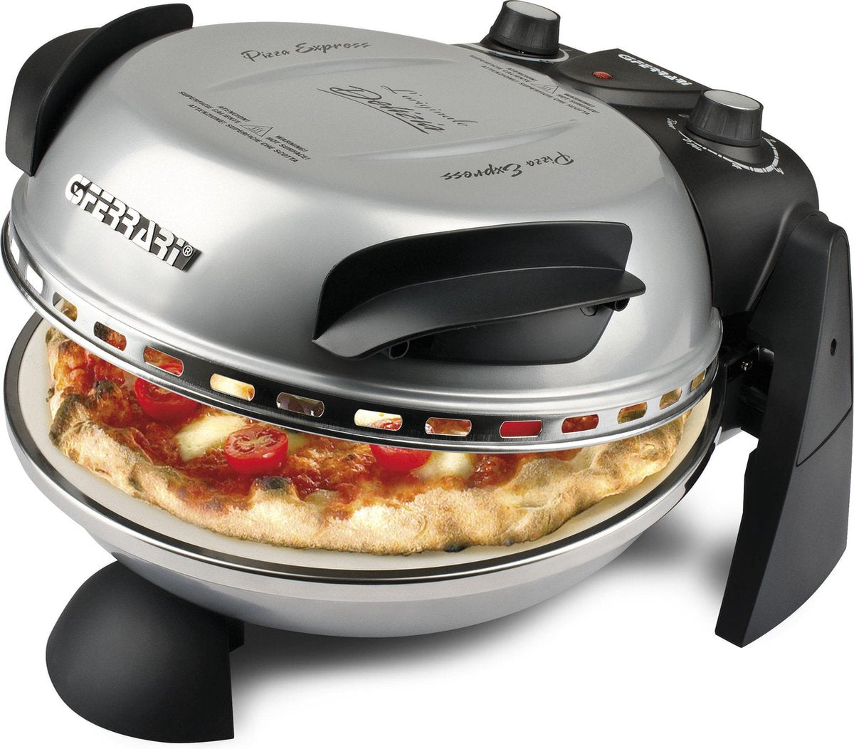 G3FERRARI PIZZAOVEN DELIZIA SILVER