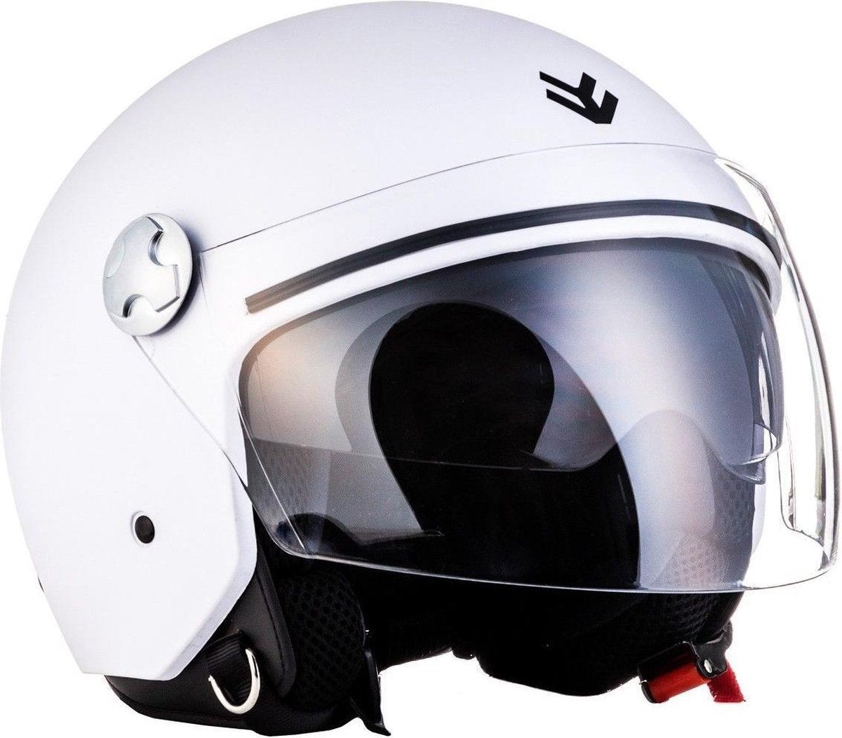 ARMOR AV-63 mat wit open jethelm Vespa scooter helm