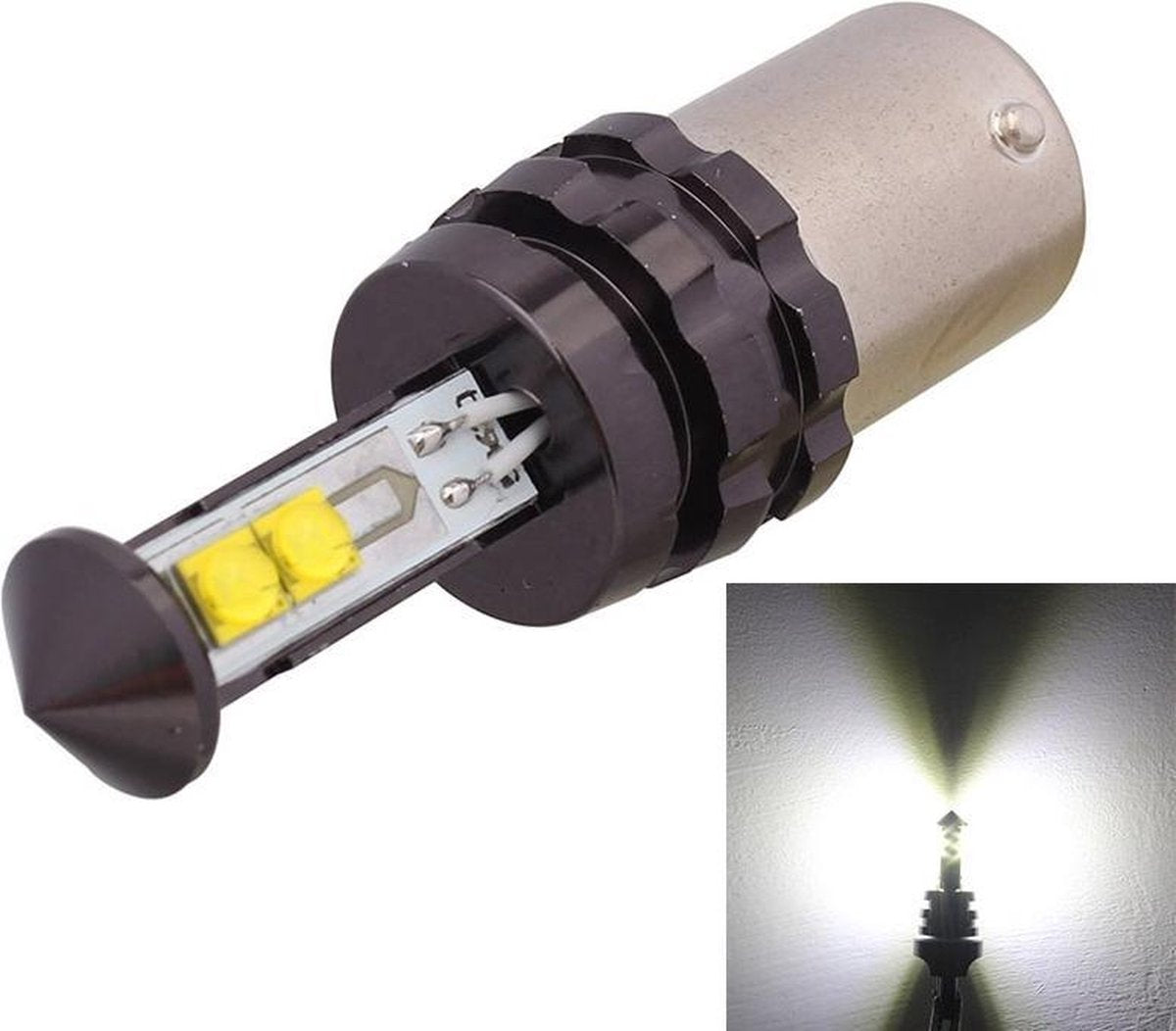 1156 / BA15S 20W 800LM wit licht 4 CREE XT-E LED auto remlicht Stuurlicht