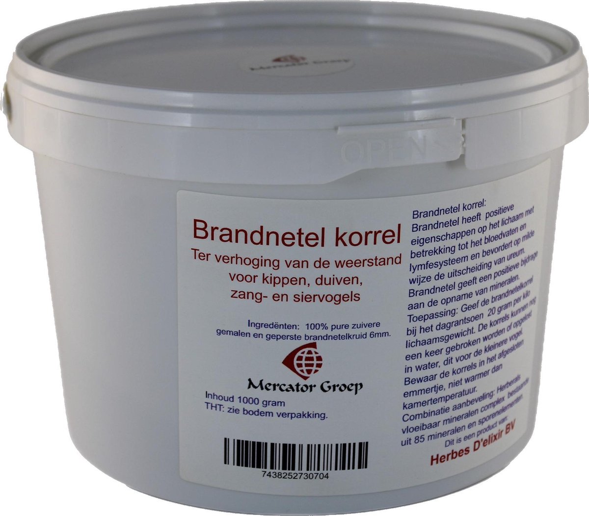 Mercator Brandnetelkorrel - weerstand - kippen
