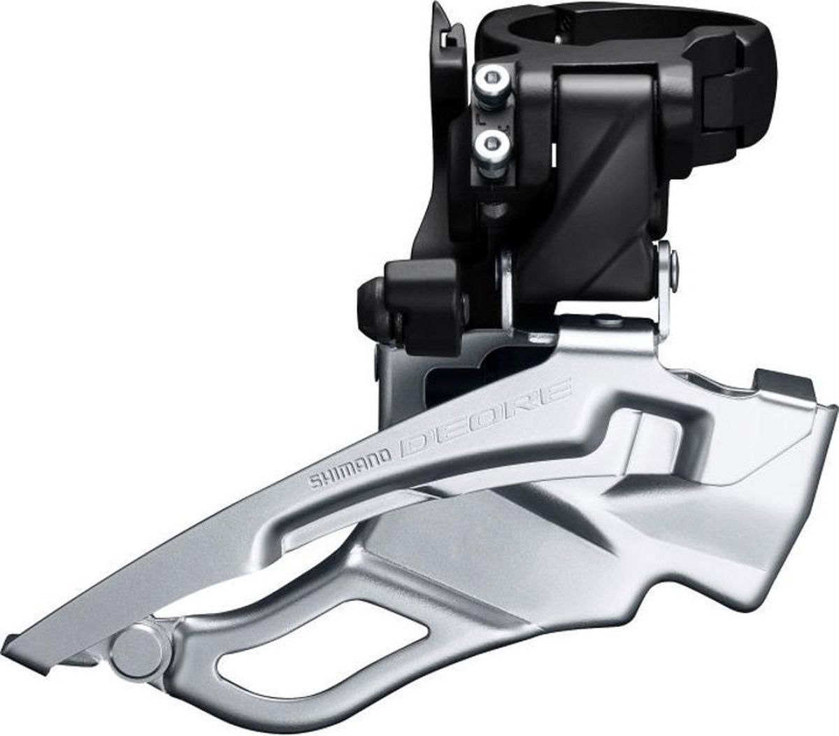 Voorderailleur Shimano Deore FD-T6000 3x10 speed - down swing - hoge klem - 3x10 speed - 44-48T - zwart