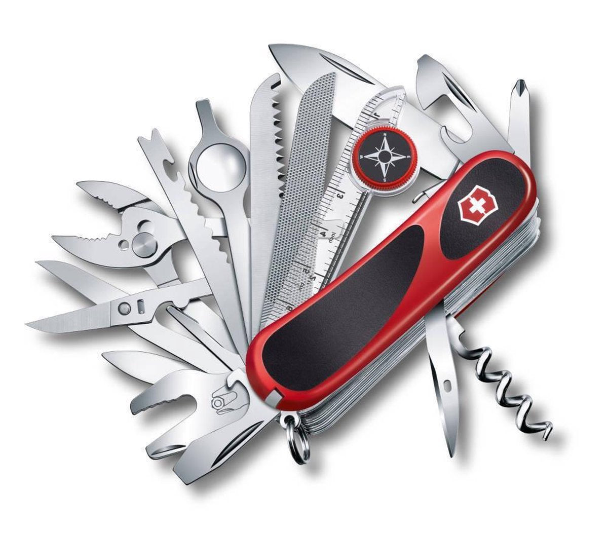 Victorinox EvoGrip S54 Zakmes - 31 Functies - Rood/Zwart