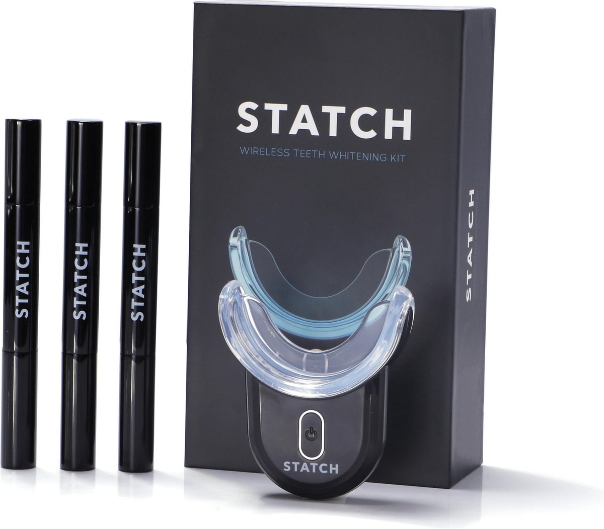 Tandenbleekset met 3D LED Bleker inclusief 3x Gratis Tandenbleek Gel - Zonder Peroxide 100% Natuurlijk - Dierproefvrij - Wittere Tanden - 3D LED - Teeth Whitening - Premium Edition Statch
