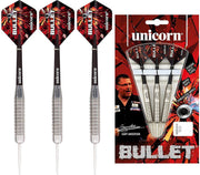 Dartpijlen 24 Gram - Zinaps Gary Anderson Plain Bullet Steel Dart - Silver