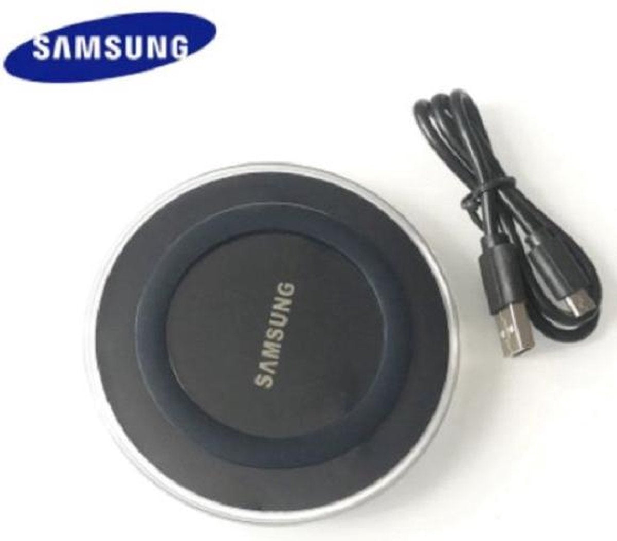 5 V/2A QI Draadloze Oplader Lading Pad met micro usb kabel in het Wit of Zwart