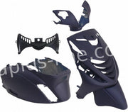 PLAATSET/KAPPENSET ZIP SP PASSEND OP PIAGGIO ZIP 5 DELIG MAT MIDNIGHT BLUE