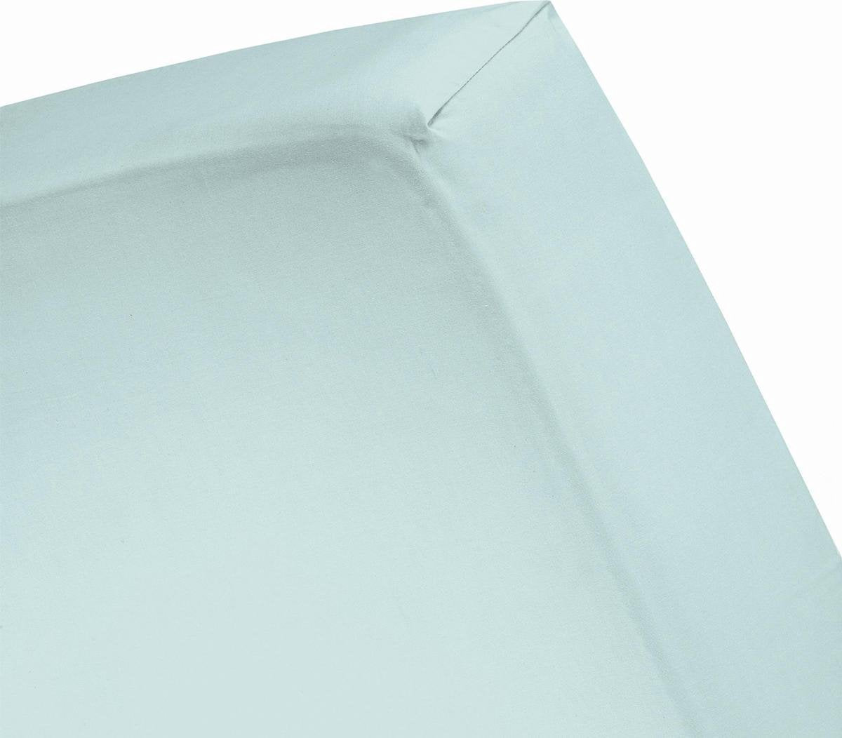 Damai - Hoeslaken (tot 15 cm) - Katoen - 70 x 150 cm - Aqua
