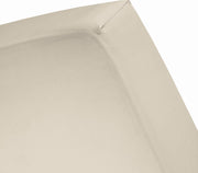Damai - Hoeslaken (tot 15 cm) - Katoen - 60 x 120 cm - Silver sand
